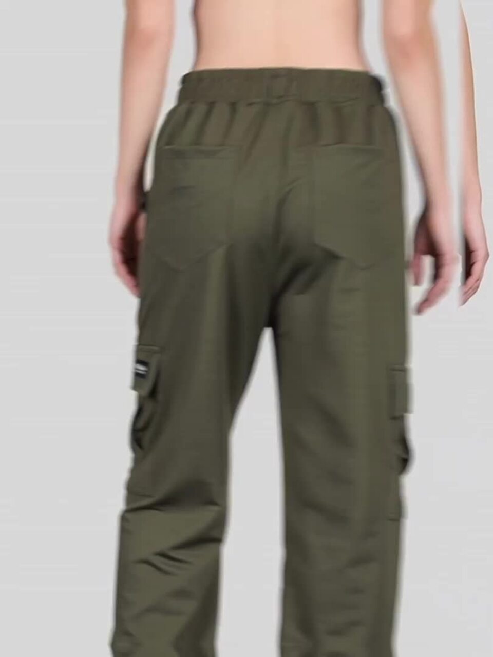 Buy Raxedo Women High-Waist Relaxed Fit Cargo Pants Trekking Pants