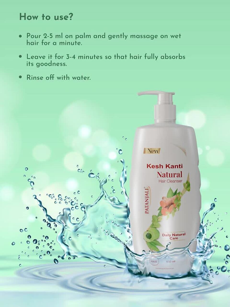 Buy Patanjali Kesh Kanti Natural Hair Cleanser for Thick & Shiny