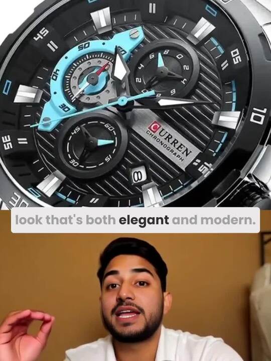 Buy Curren Men Brass Embellished Dial & SS Bracelet Style Straps