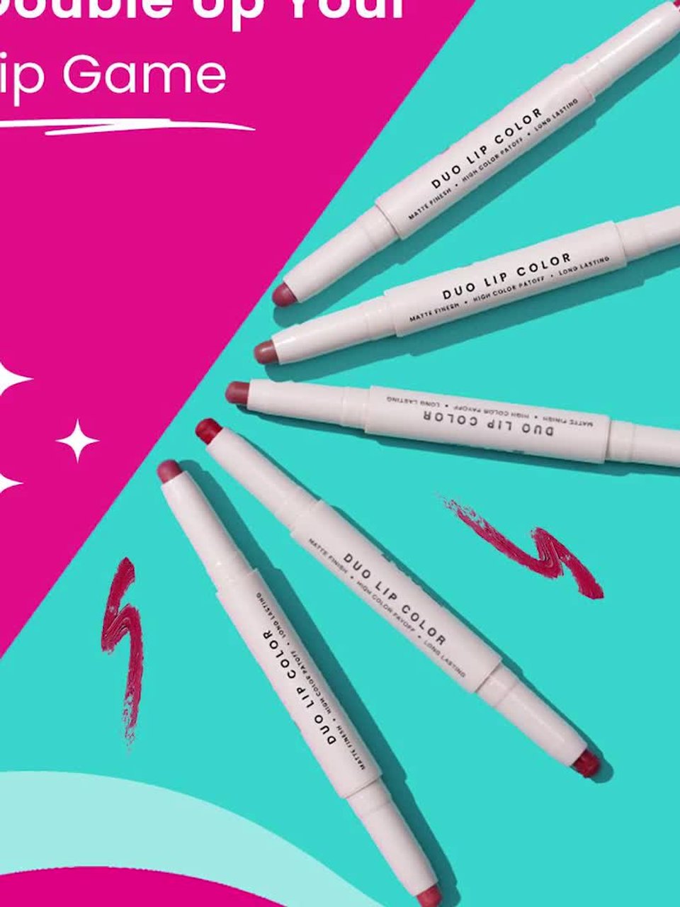 Buy SWISS BEAUTY Craze Duo Satin Matte Finish Non-Transfer Lip