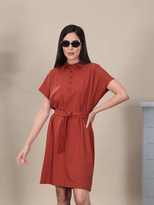 Buy FCUK Extended Sleeves T-shirt Dress Comes With Same Fabric Belt -  Dresses for Women 21344988 | Myntra