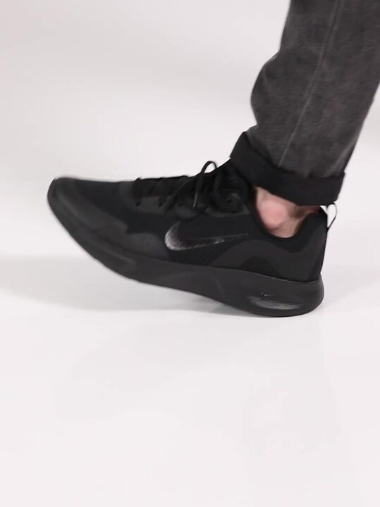 Dress Solid Black Tennis Shoes Buy Nike Men Black WEARALLDAY