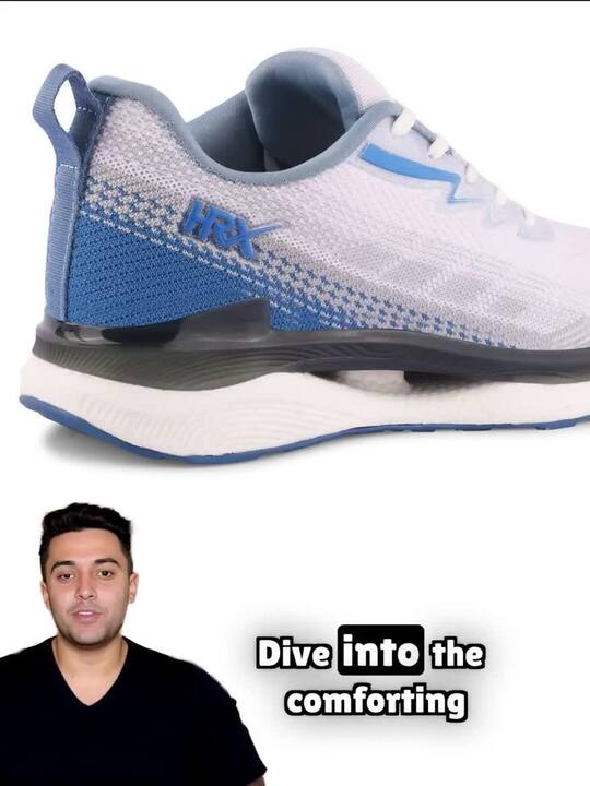 リシアンサス Buy HRX by Hrithik Roshan VS24HRX2A-WHITE / BLUE Men Mesh Marking