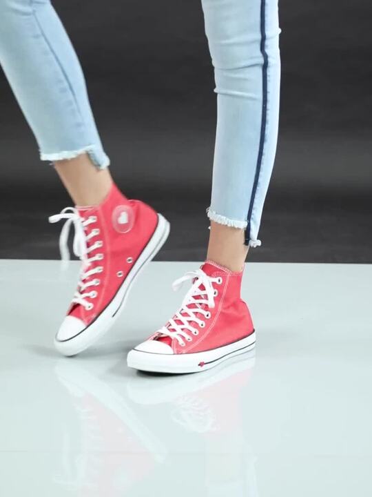 Buy Converse Women Red Chuck Taylor All Star High-Top Sneakers