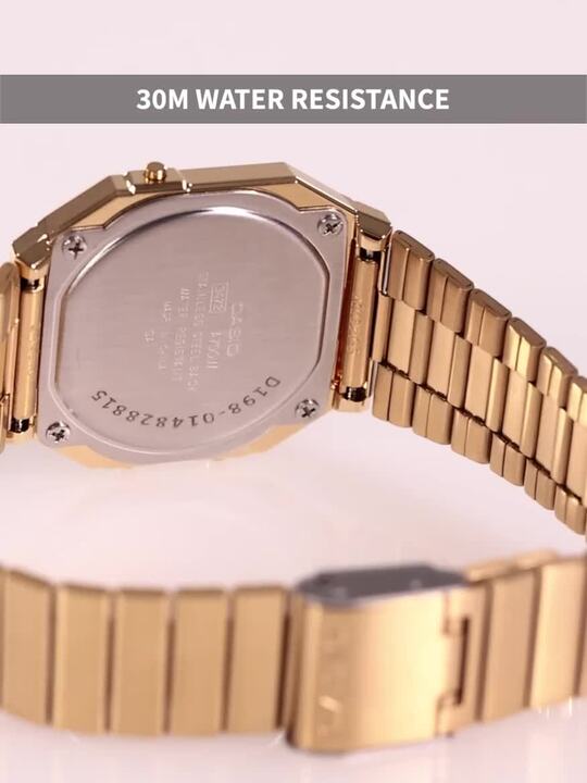 Buy CASIO Vintage A700WG-9ADF Gold Digital Dial Gold Stainless