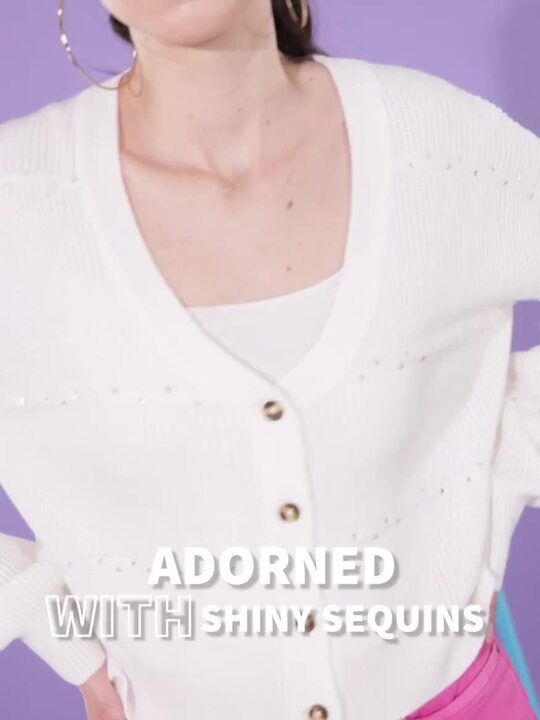 L’Appartement Knit Vneck Cardigan 239533f1-ed0e-4beb-a4c4-