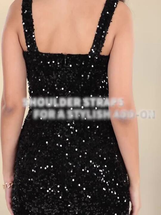 black halter dress for wedding Prom Dress | Formal Dress | Maxi Dress | Black Prom Gown | Black | 14 | Jessa Plunge Halter Neck Maxi Dress - Black main image 1