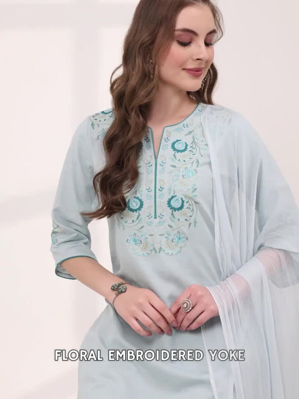 Buy Nayam By Lakshita Women Ethnic Motifs Embroidered Regular