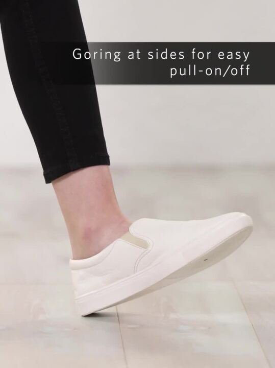 Buy DressBerry Women White Slip-On Sneakers Casual Shoes for