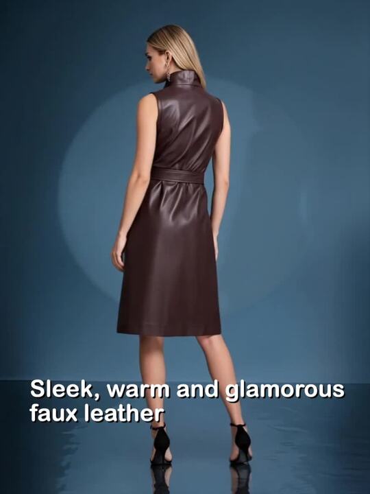 Buy bebe Belted Faux Leather Shirt Dress - Dresses for Women 33459686 |  Myntra