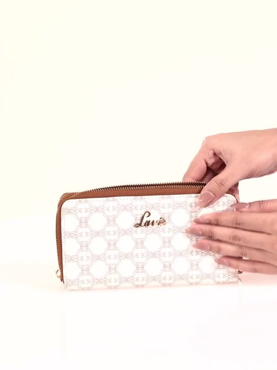 Buy Lavie Women's Mono Savy Large Zip Around Wallet - Wallets for