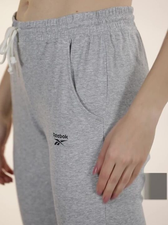 Buy Reebok Women Grey Melange Slim Fit Solid Training Essential