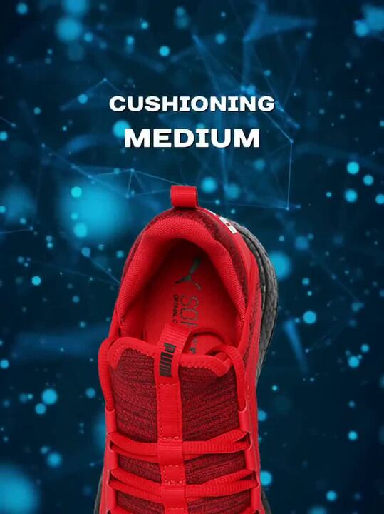 Buy Puma Red Kids Mega NRGY Heather Knit Jr Running Shoes Sports