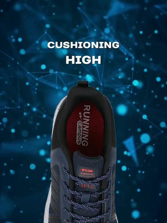 Buy Campus Men Navy Blue Roc Pro Mesh Running Shoes Sports Shoes