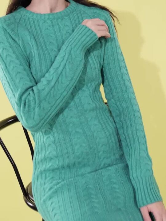 Buy 4WRD by Dressberry Long Sleeves Knitted Bodycon Jumper Dress - Dresses  for Women 23514940 | Myntra