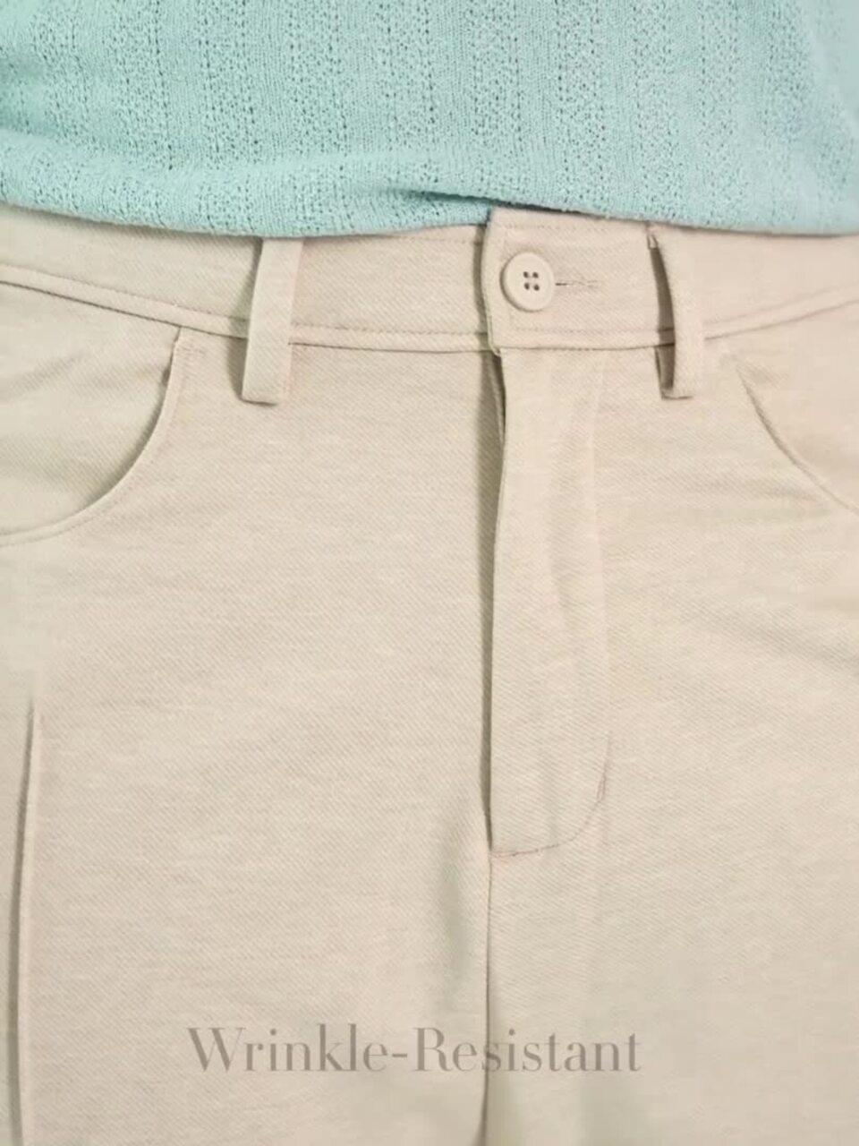 Buy The Pant Project Men Tofu Beige Korean Relaxed-Fit Knitted
