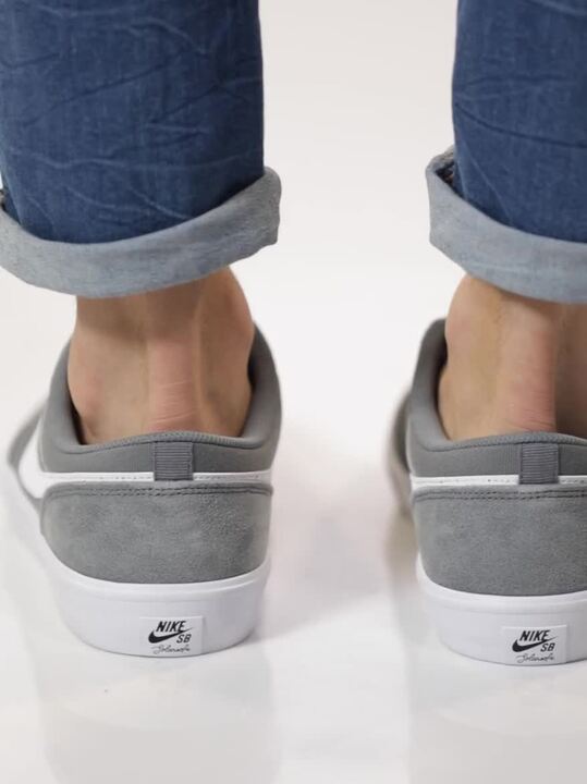 Buy Nike Unisex Grey SB PORTMORE II SOLAR Leather Skateboarding