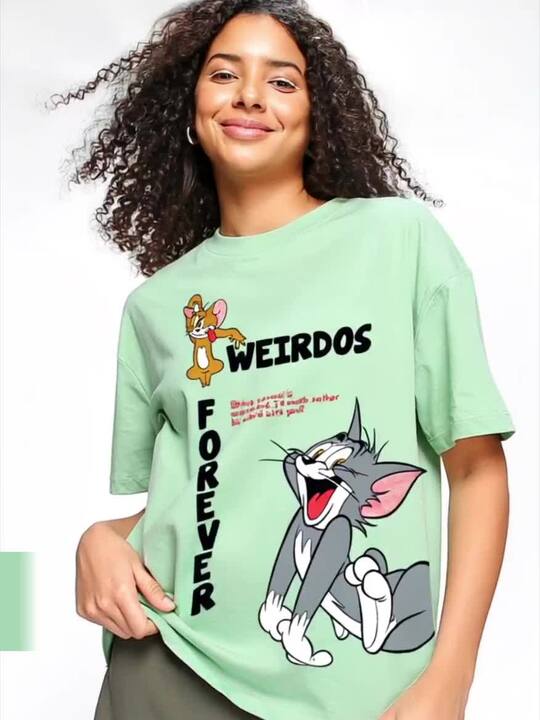Buy Bewakoof Women Tom & Jerry Weirdos Forever Graphic