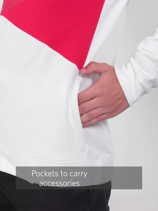 Buy ASICS Men White & Red Colourblocked TOKYO WARM UP Sporty