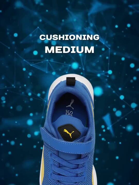 Buy Puma Boys Blue Flyer Runner V PS Running Shoes Sports Shoes