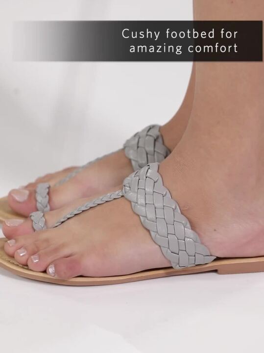 Buy Carlton London Women Grey Braided Basket Weave Textured One