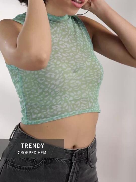 nasty gal mesh top