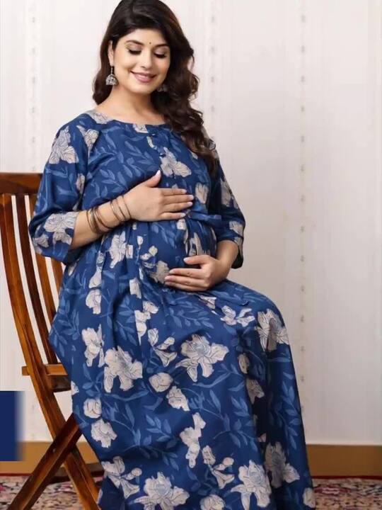 Buy Nayo Tie and Dye Print Maternity Maxi Dress - Dresses for Women  30535310 | Myntra