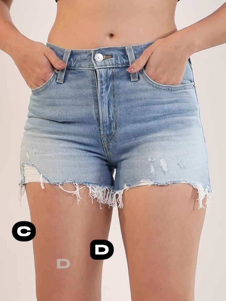 Buy Levis Women Slim Fit High-Rise Denim Shorts Shorts for Women
