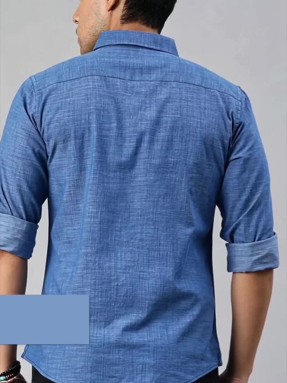 Buy Roadster Men Blue Pure Cotton Casual Shirt - Shirts for Men
