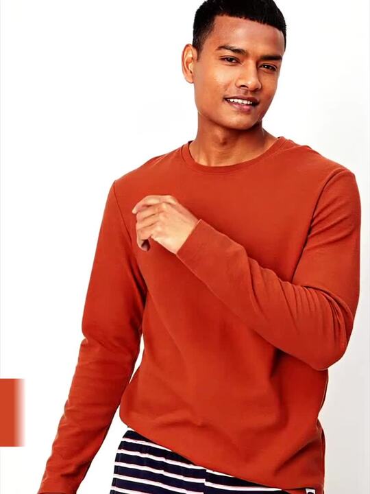 Buy max Men Rust-Coral Lounge T-shirt Lounge Tshirts for Men