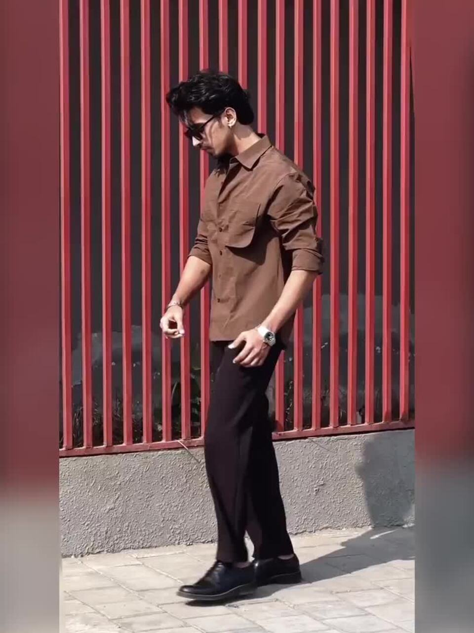 Buy English Navy Men Coffee Brown Classic Slim Fit Casual Shirt - Shirts  for Men 16759250 | Myntra