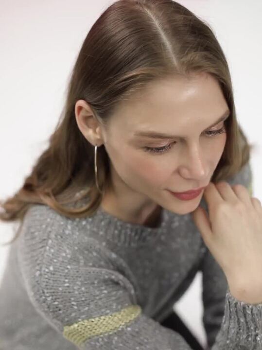 Buy Fort Collins Women Grey Self-Design Sweater Sweaters for