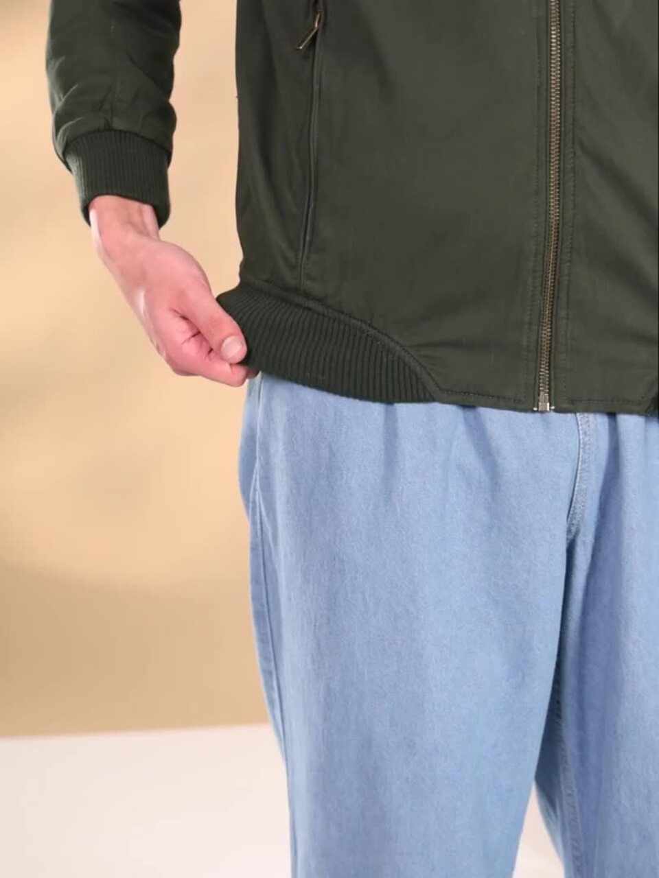 Buy Roadster Men Olive Green Solid Bomber Jacket - Jackets for Men