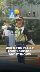 When you really love your job and it shows 🕺🚦