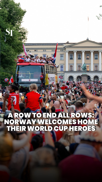 100,000 turn up in Oslo to welcome home Norway's World Cup heroes