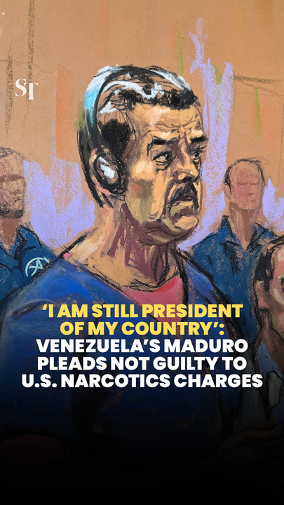 Venezuela’s ousted president Nicolas Maduro pleads not guilty to US drugs charges