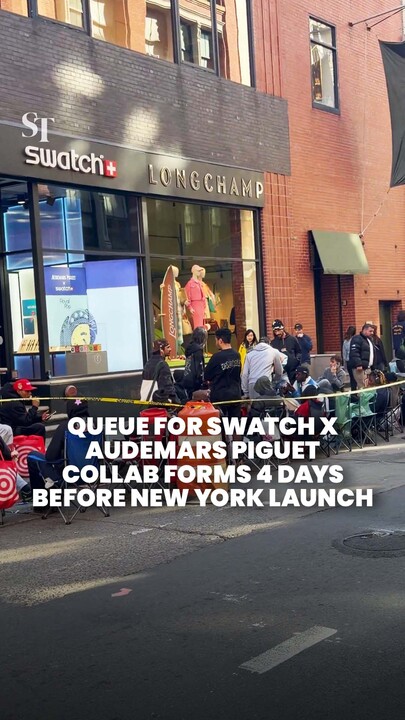 Queue for Swatch x Audemars Piguet watch in New York starts 4 days before launch