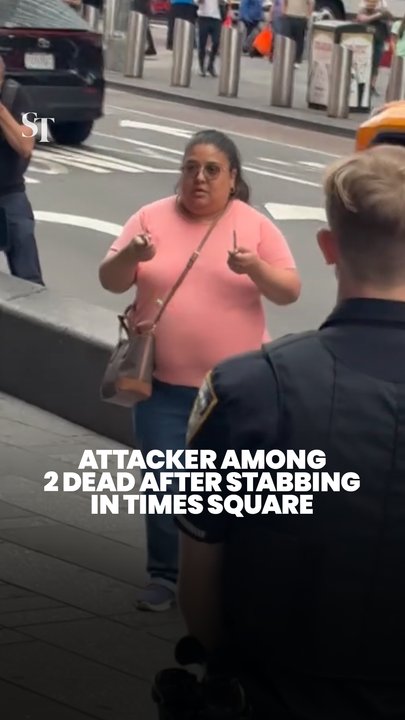 Stabbing in New York City’s Times Square leaves 2 dead, including attacker
