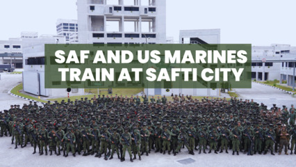 SAF e EUA Marines concluem o exercício Valiant Mark em Safti City