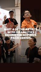 Conheça 4 dos artistas com deficiência por trás do NDP 2025 Pack Design