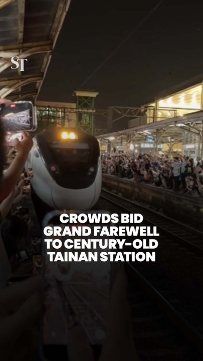 Farewell, Tainan Station: crowds pack old railway building to say goodbye on its last day of operations 