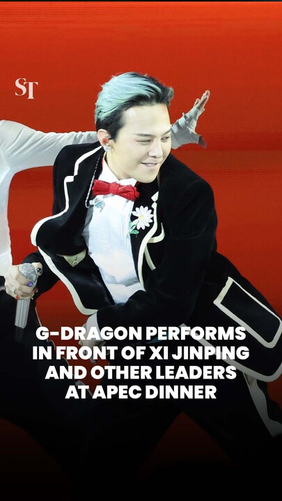 G-Dragon performs for Xi Jinping and other leaders at Apec dinner