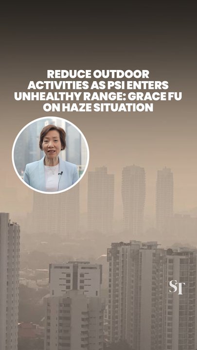 Grace Fu on how Singapore will tackle haze situation with PSI exceeding 100
