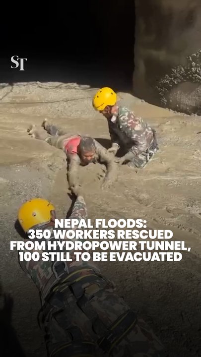 Nepali army trying to save 100 people trapped in tunnel at hydropower project