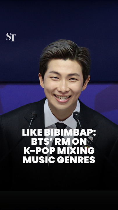  BTS' RM compares K-pop to bibimbap at Apec summit in South Korea