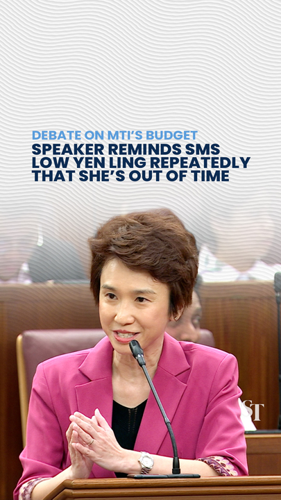 SMS Low Yen Ling powers through responses despite reminder from Speaker 