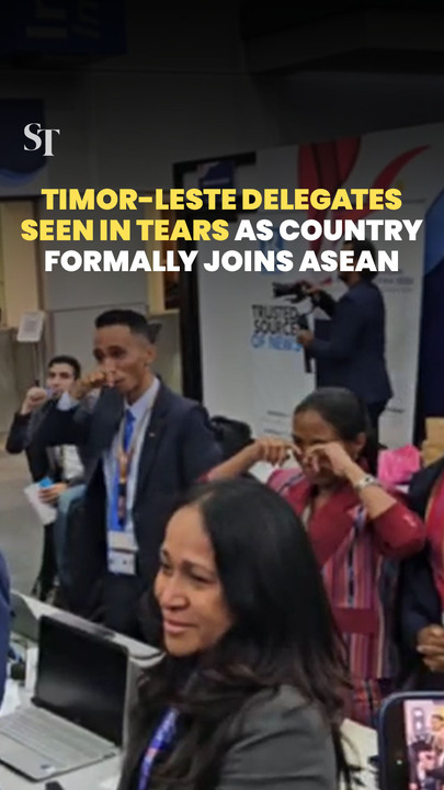 Timor-Leste delegates in tears as country formally joins Asean