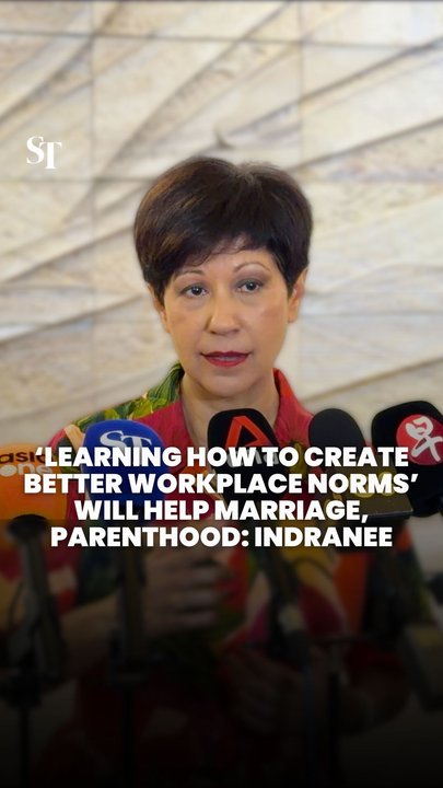 ‘Learning how to create better workplace norms’ will help marriage, parenthood: Indranee