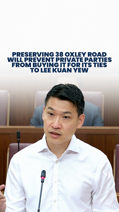 38 Oxley Road: Preserving it to prevent private parties from buying it for its ties to Lee Kuan Yew