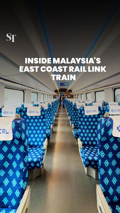  Inside Malaysia's East Coast Rail Link train